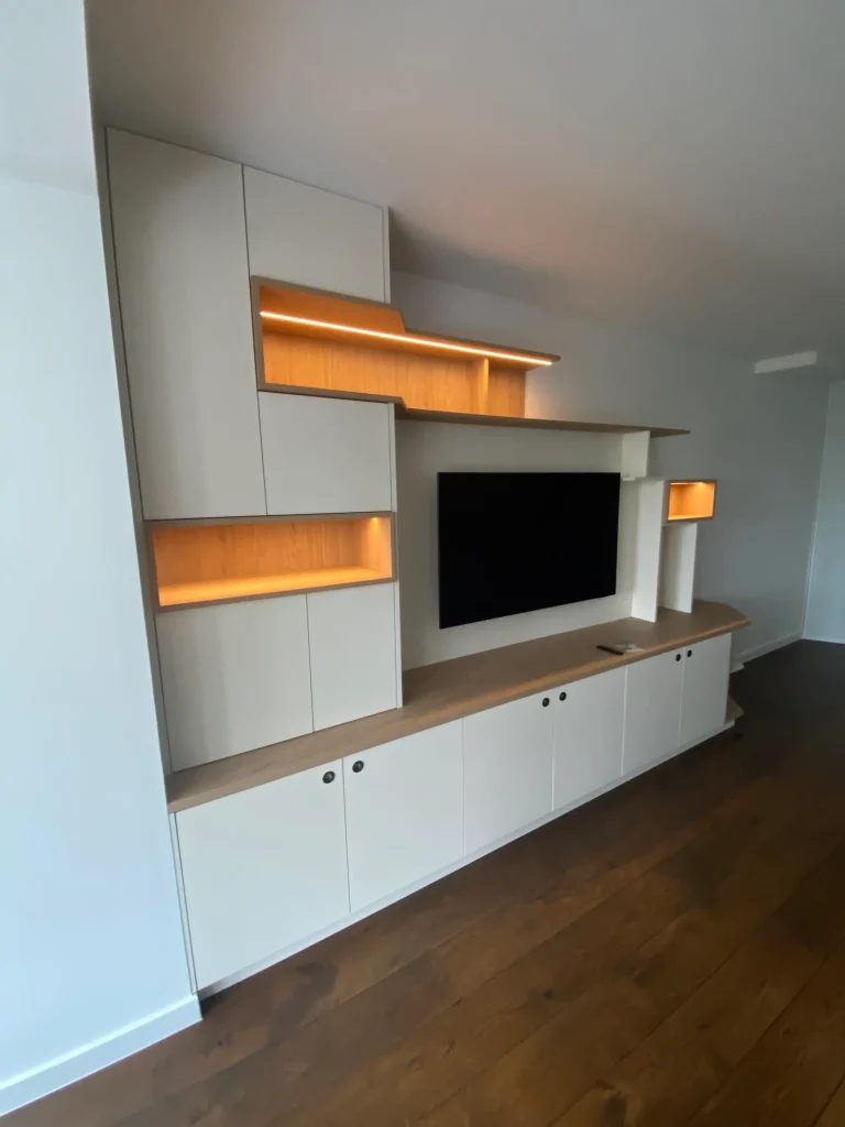 éclairage meuble tv niches lumineuses