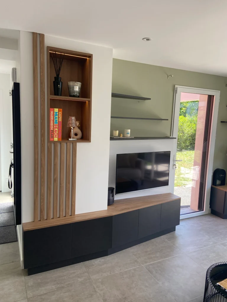 meuble tv avec claustra