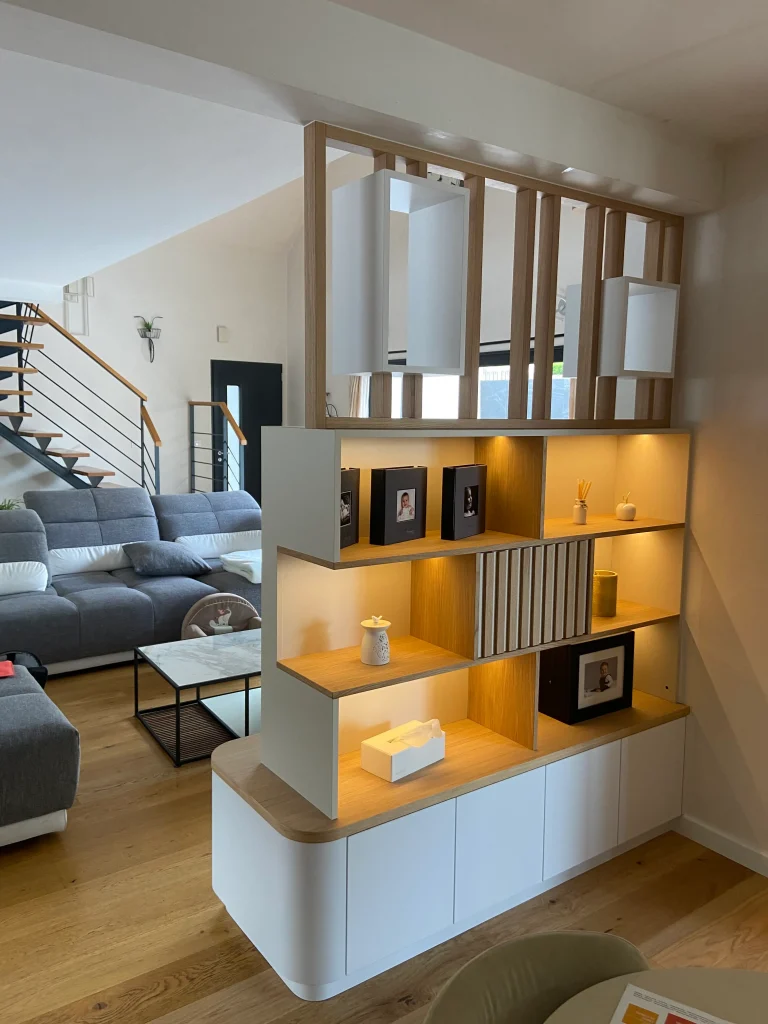 meuble recto verso arrondi design