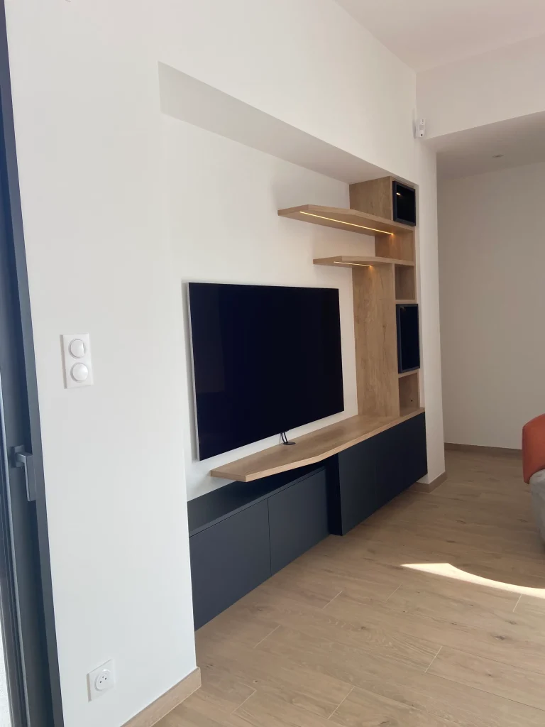 composition mobilier tv élégante