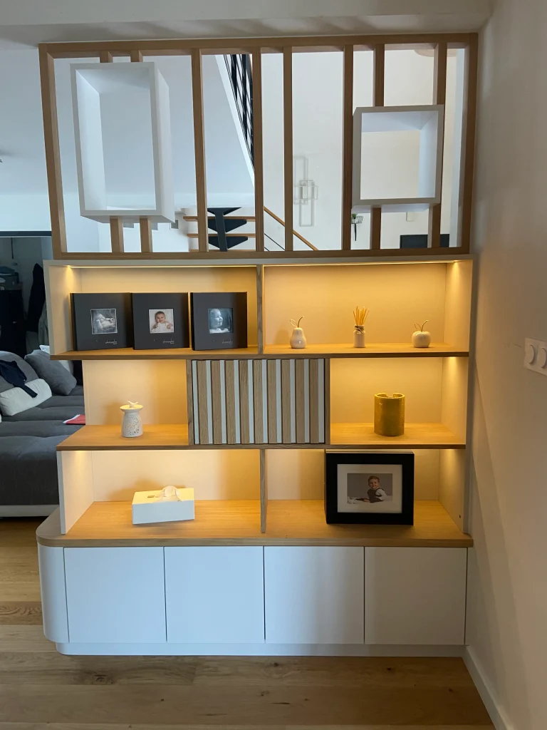meuble arrondi sur mesure